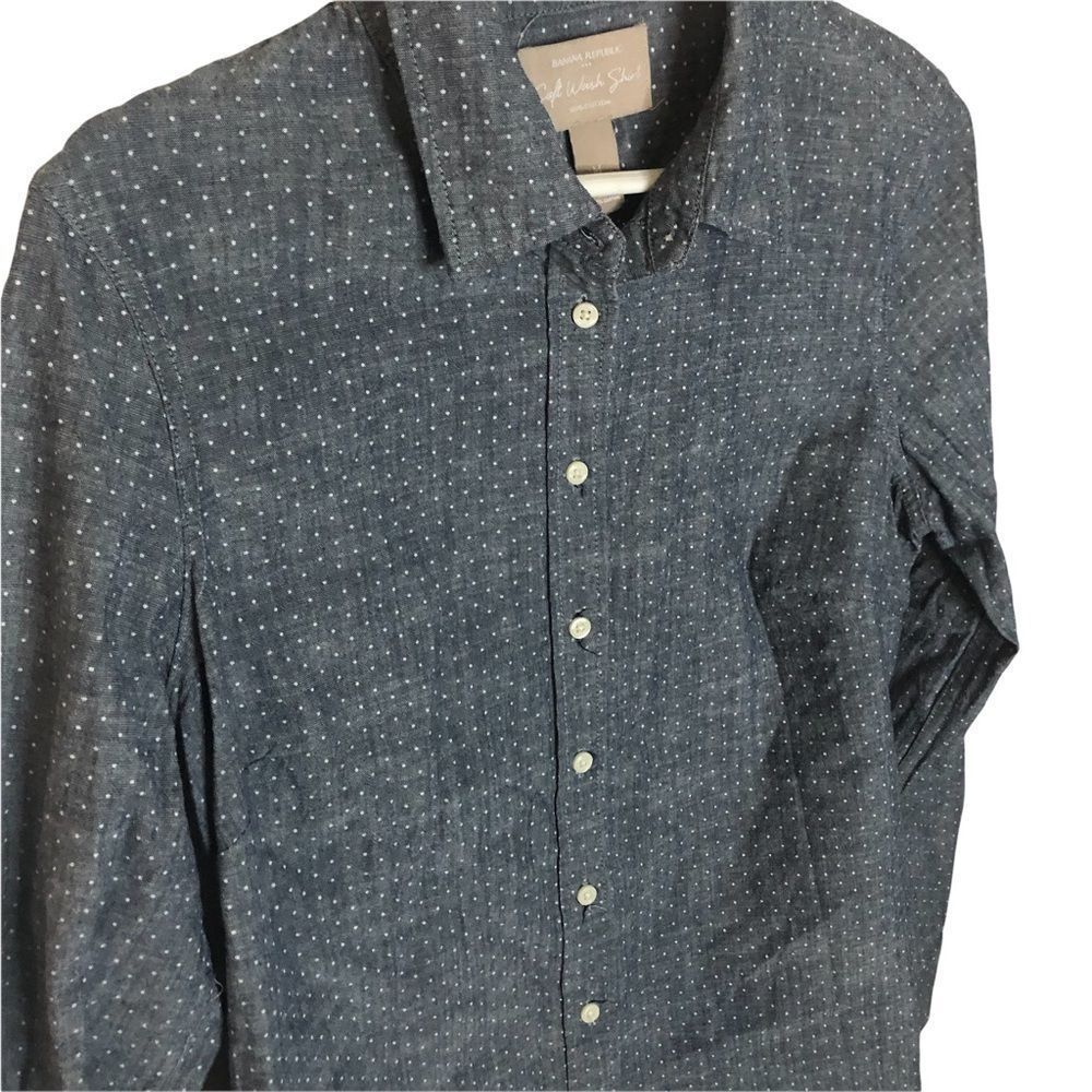 Banana Republic Factory Soft Wash Shirt Womens Medium